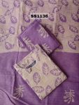 Heritage Leaf Hand-Block Print Salwar Set - SS1136