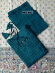 Butter Silk salwar Set with Madhubani Linen Cotton Dupatta-SS1181