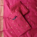 DOUBLE-SHADED SHINING SILK COTTON SALWAR SET -SS1284
