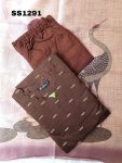 RAW SILK KURTI WITH KALAMKARI DUPATTA -SS1291