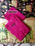 RAW SILK KURTI WITH KALAMKARI DUPATTA -SS1292