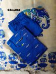 RAW SILK KURTI WITH KALAMKARI DUPATTA -SS1293